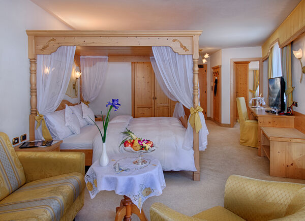 La suite “Ruscello di Montagna” sorprende gli ospiti all’Alpin Royal Wellness Refugium & Resort Hotel in Valle Aurina