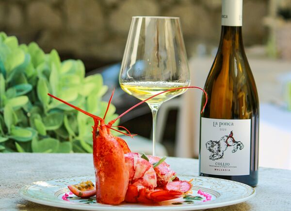 Malvasia e Catalana d’Astice: l’incontro gastronomico firmato La Ponca e chef Paolo Dalla Torre de Il Pedrocchino.