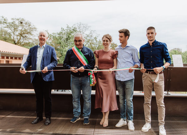 Inaugurata la nuova terrazza panoramica dell’azienda agricola Cà Rovere, nel cuore dei Colli Berici. 