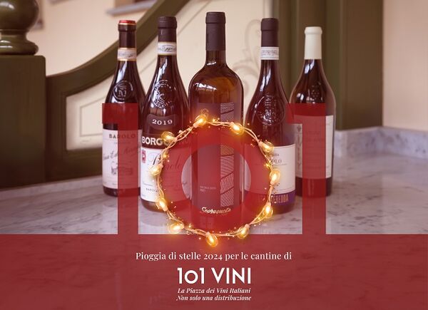 “Pioggia di stelle” 2024 per le cantine del circuito 101 Vini, a celebrare il vino virtuoso italiano.