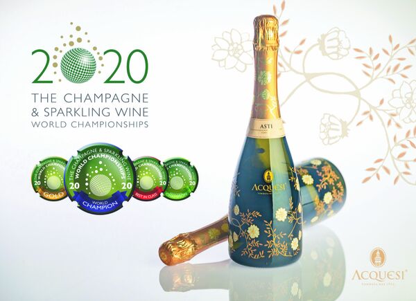 Cuvage Asti DOCG “Acquesi” è, di nuovo, Campione Mondiale degli spumanti aromatici 